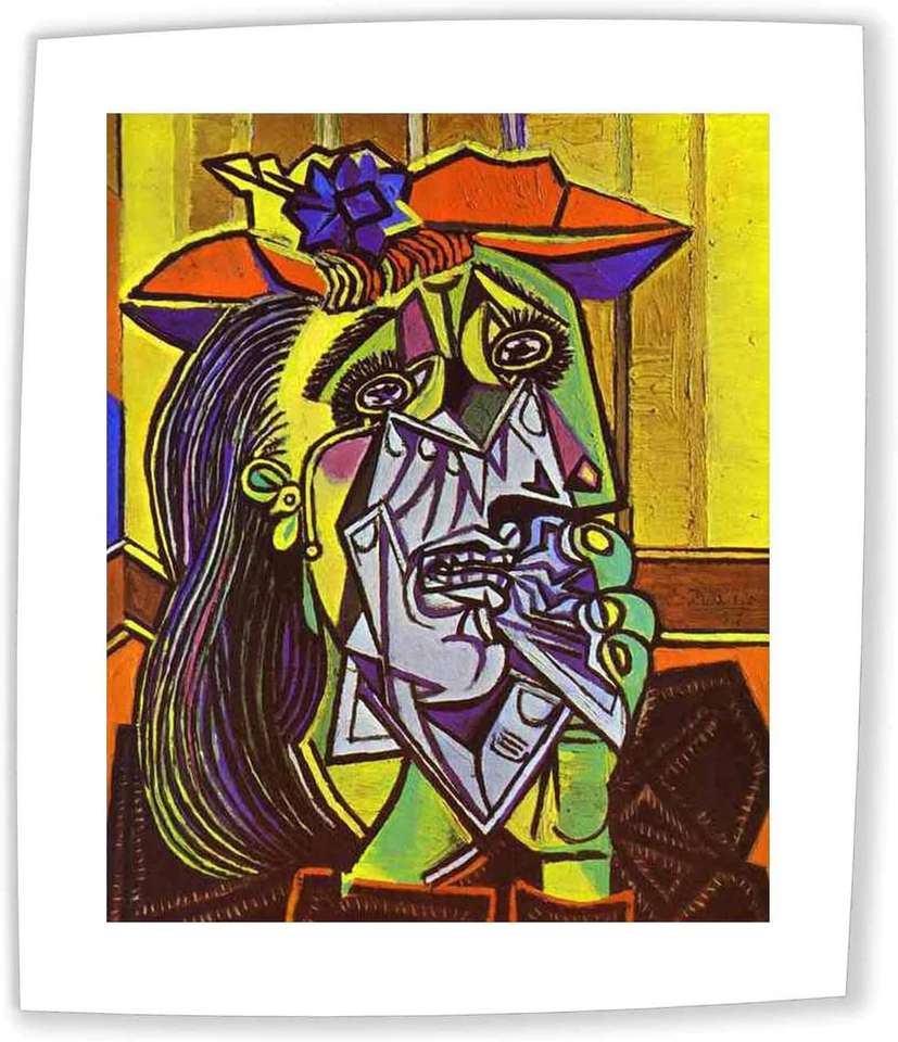 120 Piece Jigsaw Puzzle Weeping Woman Art Paint Pablo Picasso