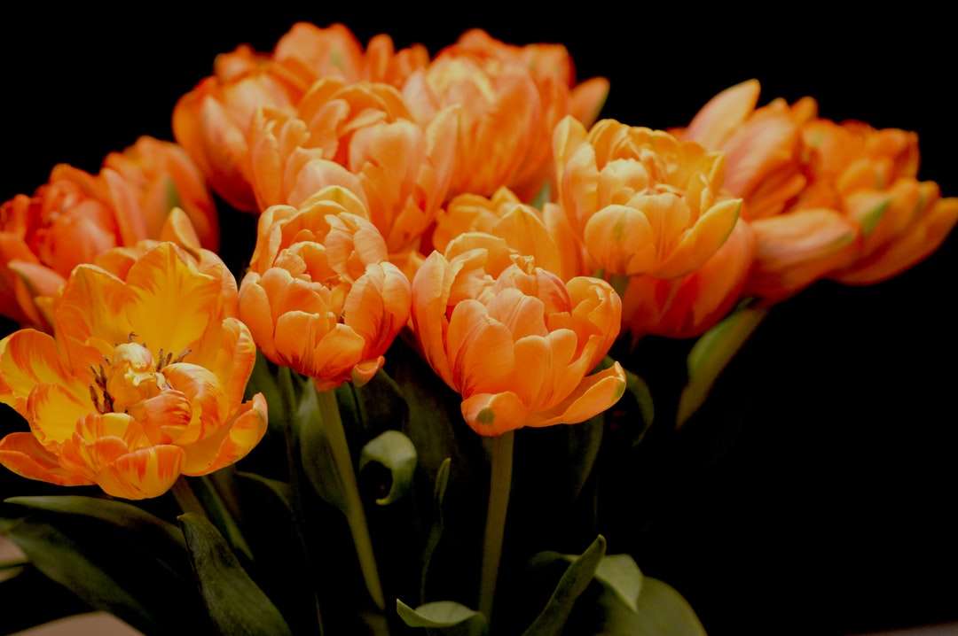bukiet kwiatów brzoskwini puzzle online