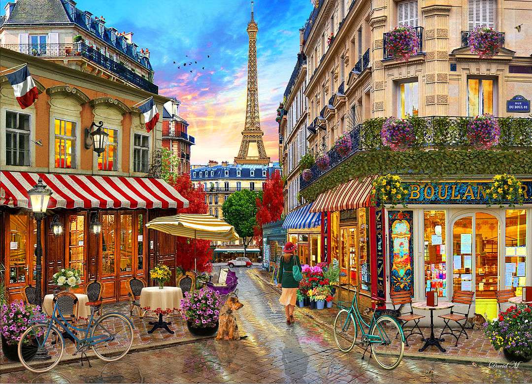 Lato w Paryżu puzzle online