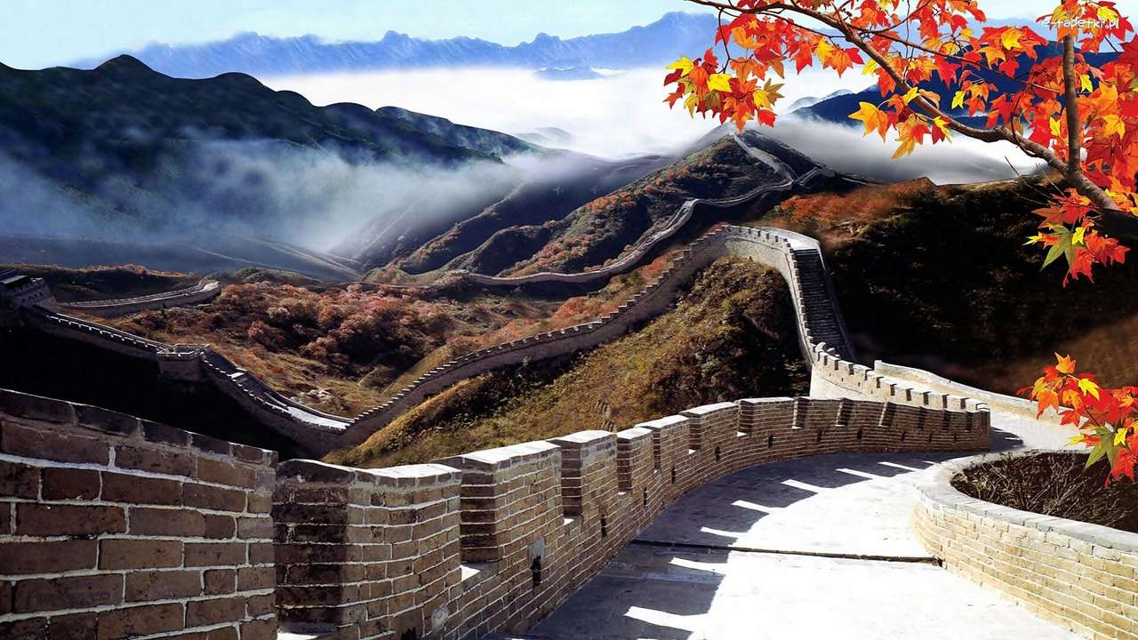 Góry, Fragment Chińskiego Muru puzzle online