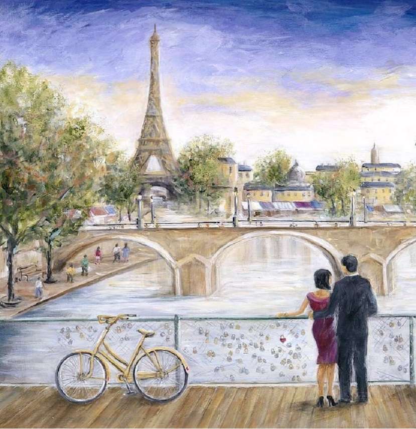 Malowany Paryż. puzzle online