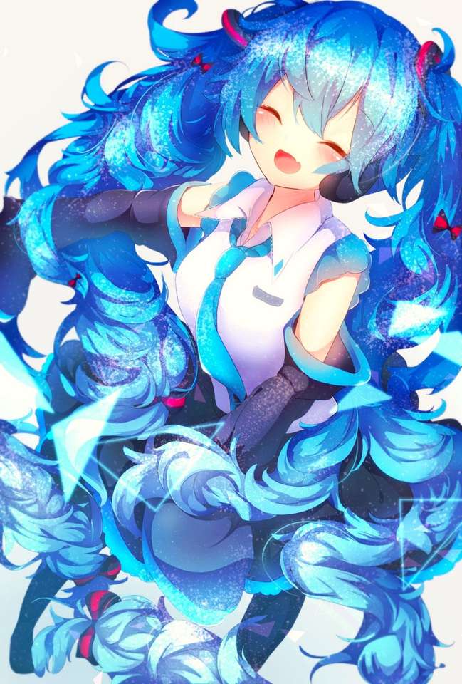 Miku ma anime psy puzzle online
