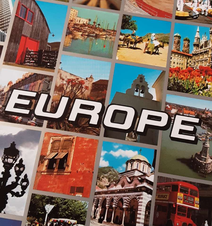 Europa - punkty wyglądają puzzle online