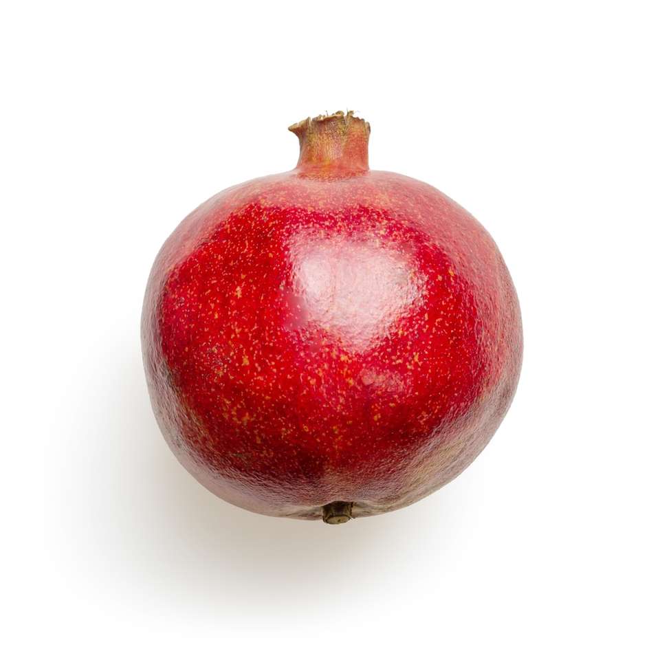 Manzana roja en superficie blanca rompecabezas