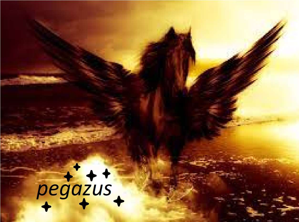 Ogień Pegasus. puzzle online