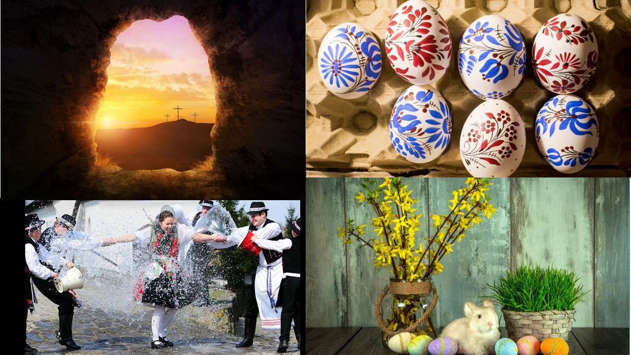 Wielkanocne wakacje religijne (symbole, tradycje) puzzle online