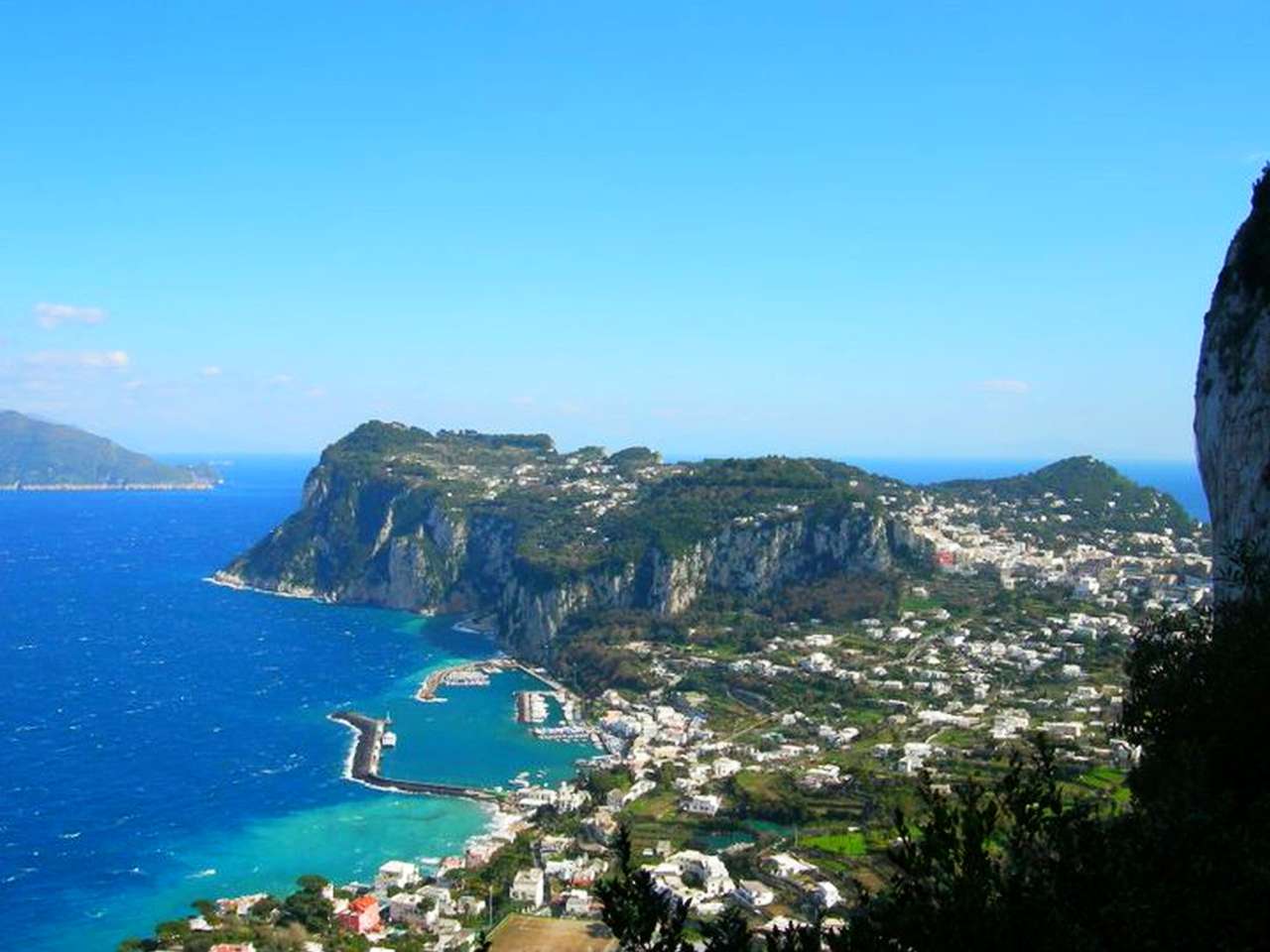 Panorama na Capri puzzle online