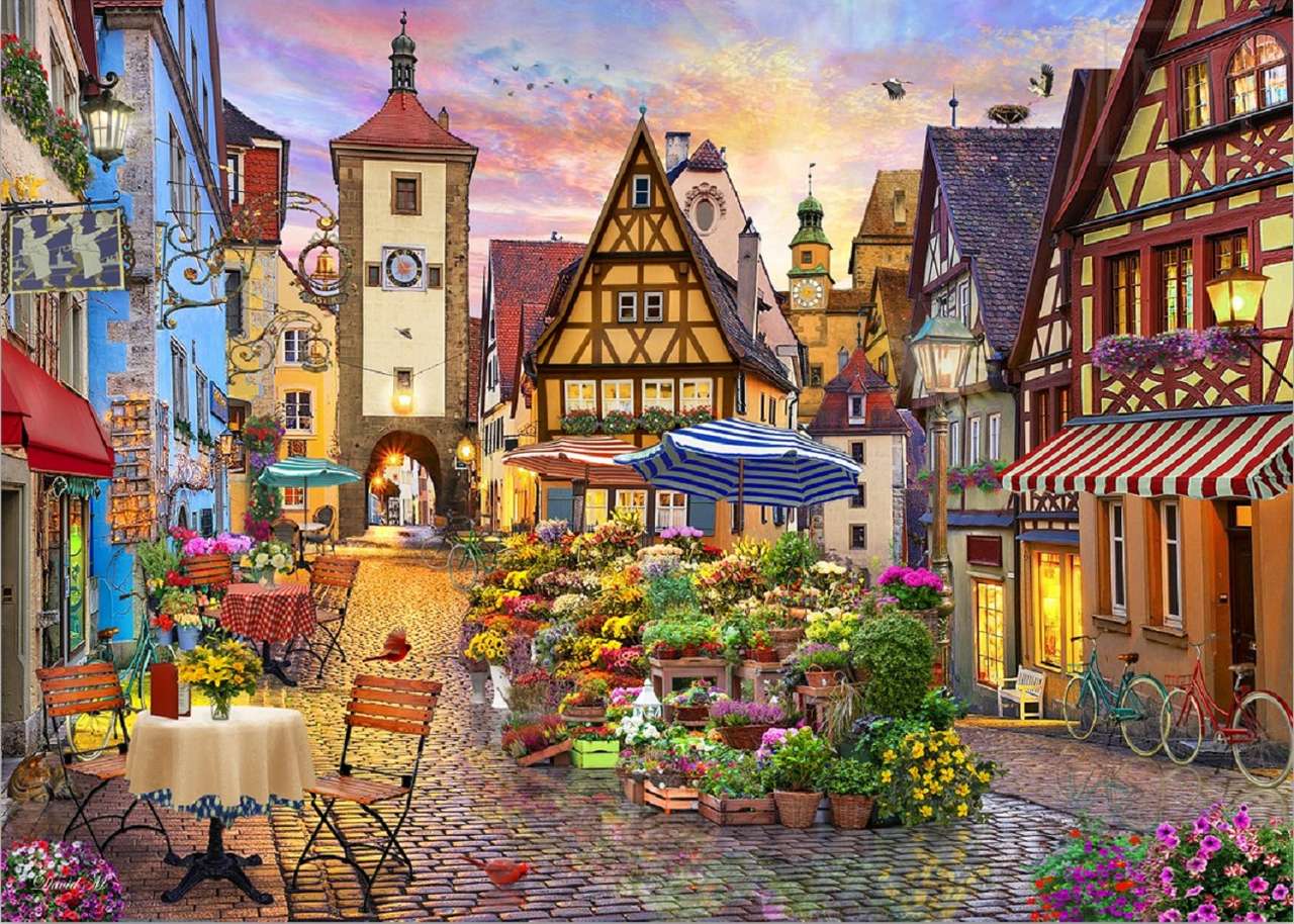 Bawarskie miasto puzzle online