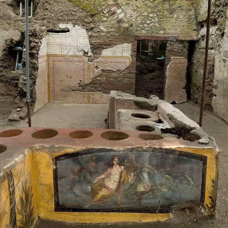 Wykopaliska Pompeii Campania Włochy puzzle online
