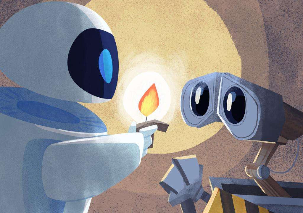 Wall-E i Ewa puzzle online