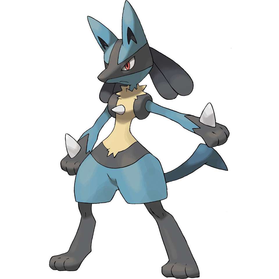 Lucario Pokemon puzzle online