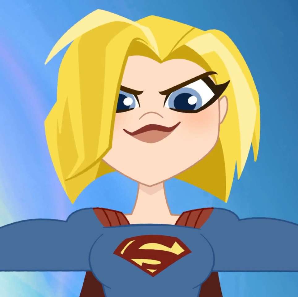 DC super-herói meninas-supergirl quebra-cabeça