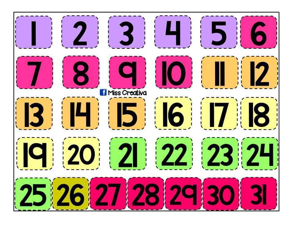 Liczby od 1 do 30 puzzle online