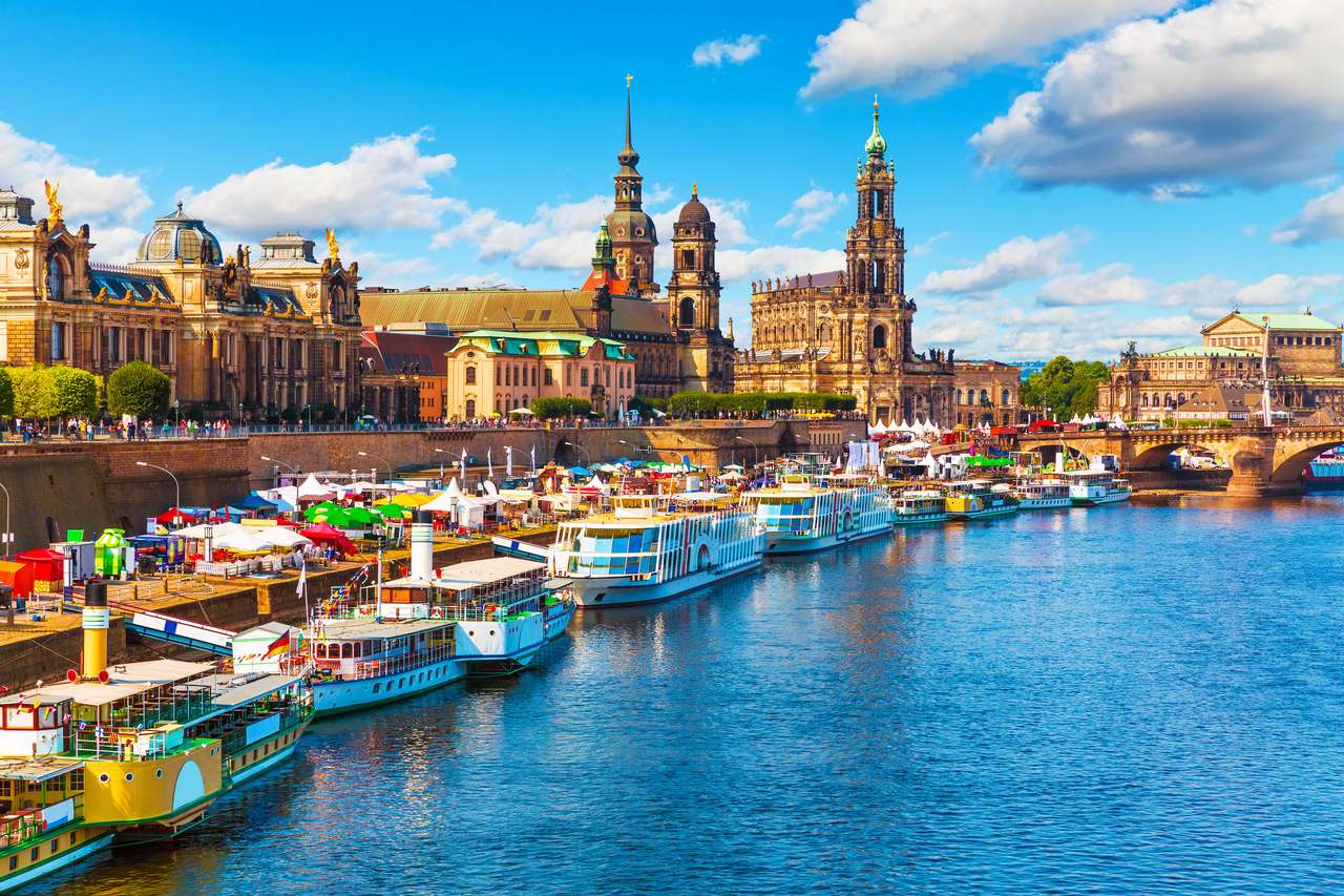Miasto Dresden w niemczech puzzle online