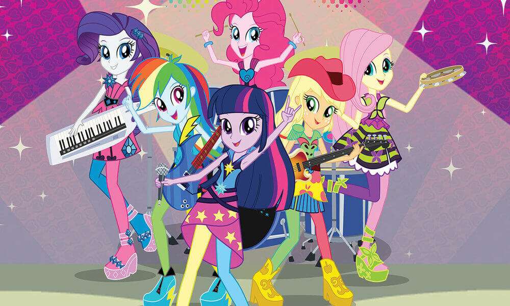 Girls Equestria: Rainbow Rocks! puzzle online
