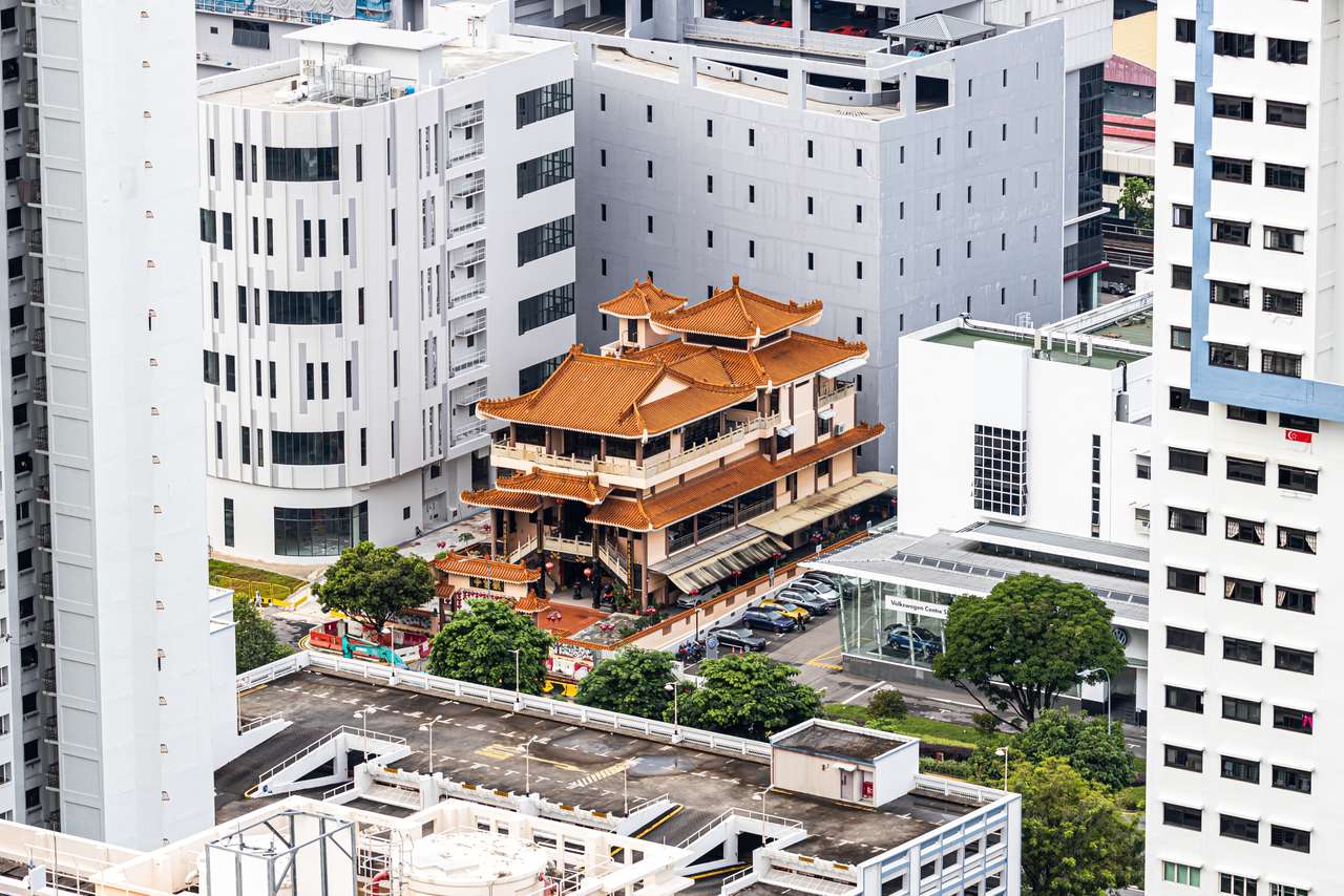 Świątynia w Singapurze puzzle online