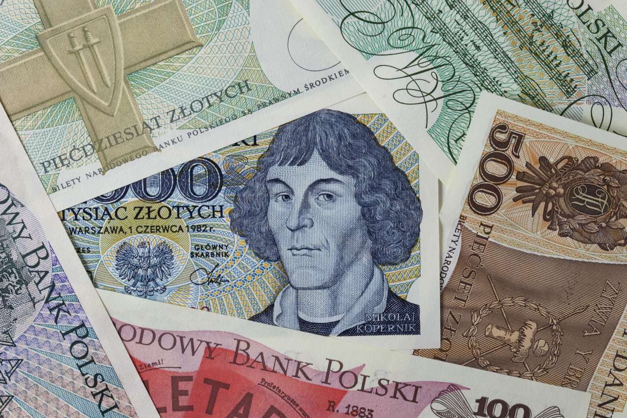 Mikołaj Kopernik na banknotach puzzle online