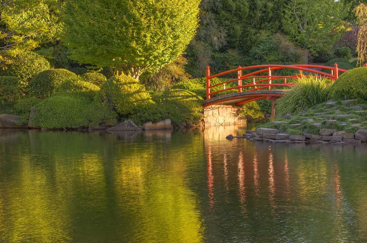 Most w Japońskim Ogrodzie puzzle online