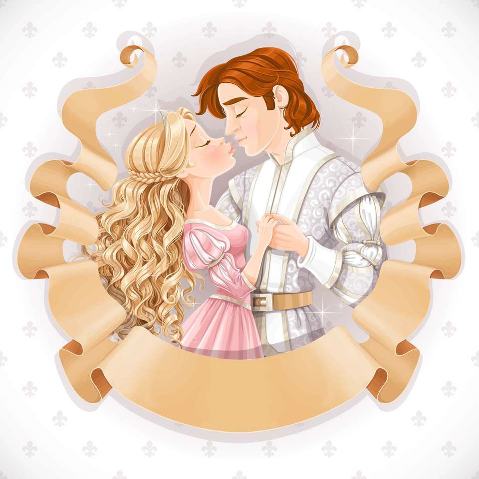 Romantyczna scena puzzle online