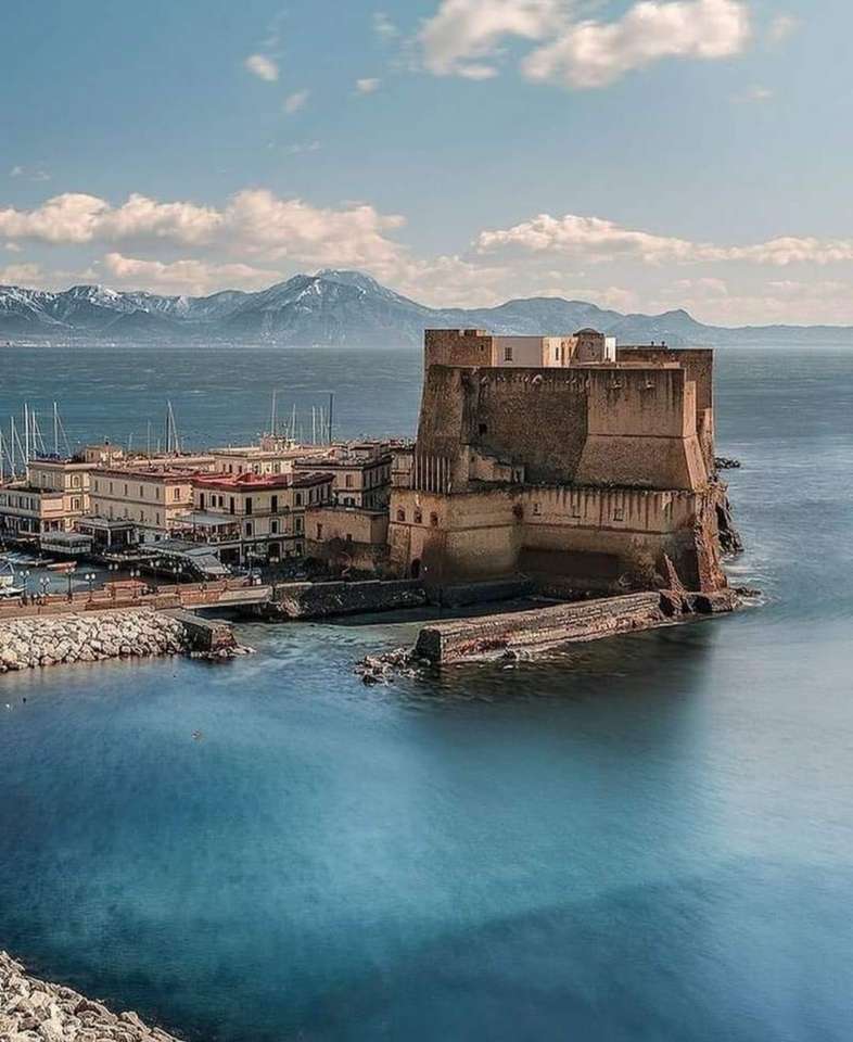Castel Dell'ovo Napoli Włochy puzzle online