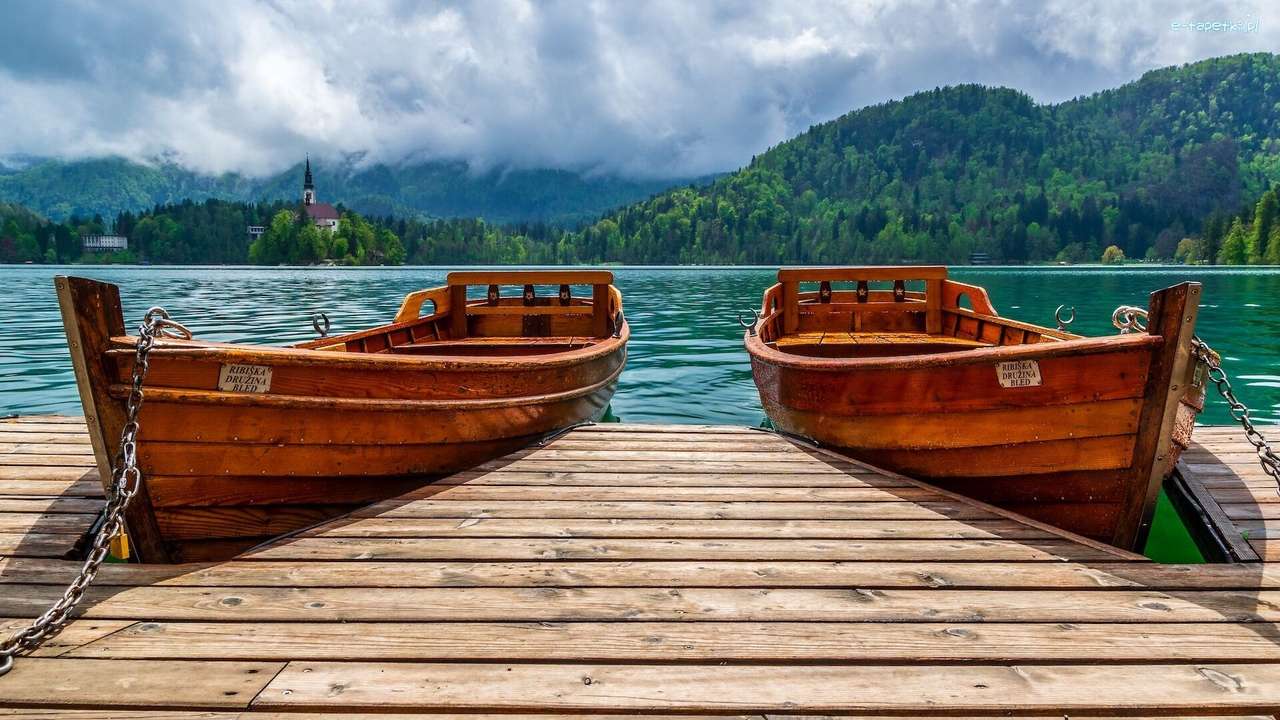 jezioro na Słoweni puzzle online