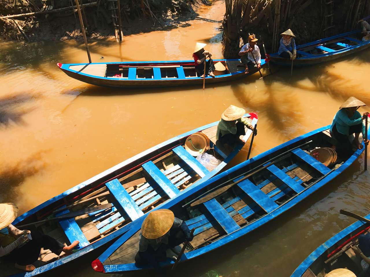 Delta rzeki Mekong - Wietnam puzzle online