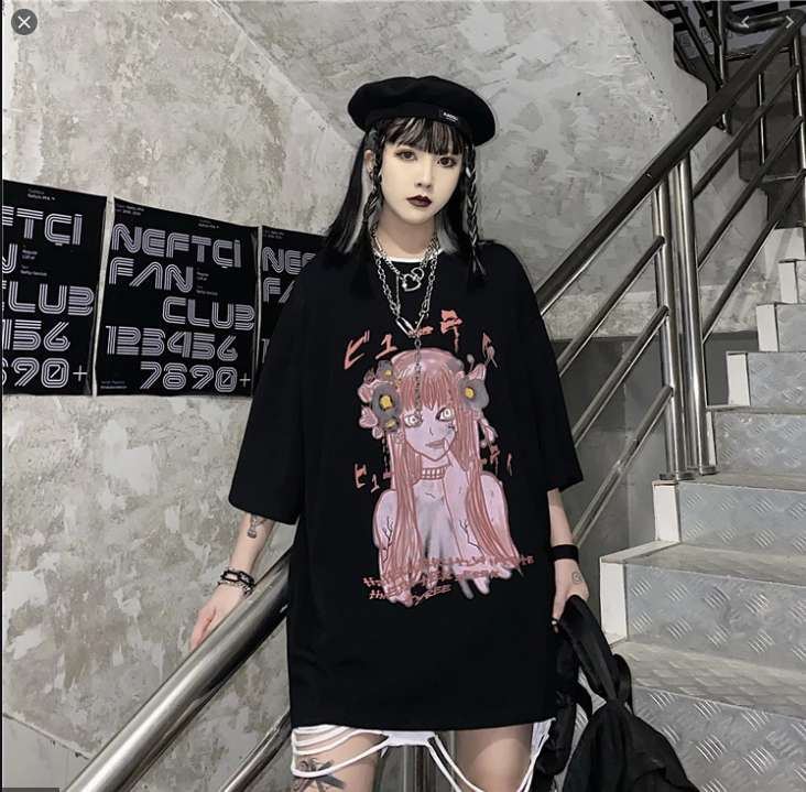 Harajuku grunge japan style outfit - Puzzle Factory