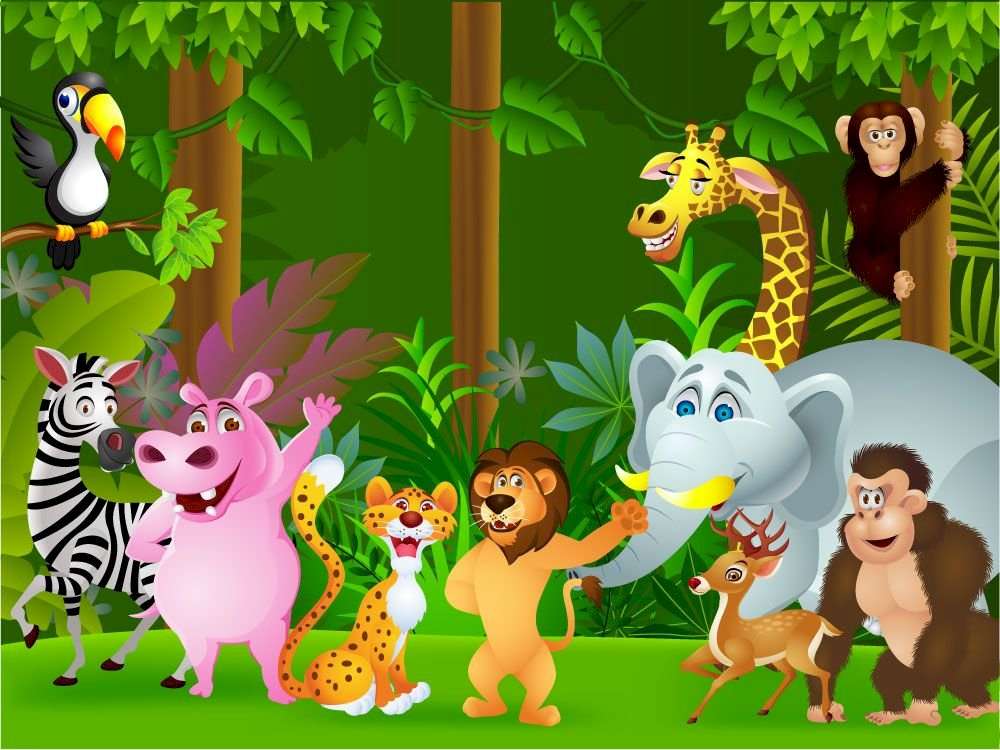 Animalele De La Zoo puzzle online