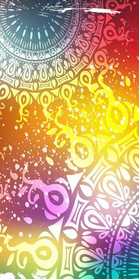 Kolorowe słońce puzzle online