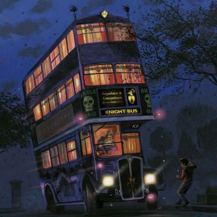 Nocny autobus puzzle online