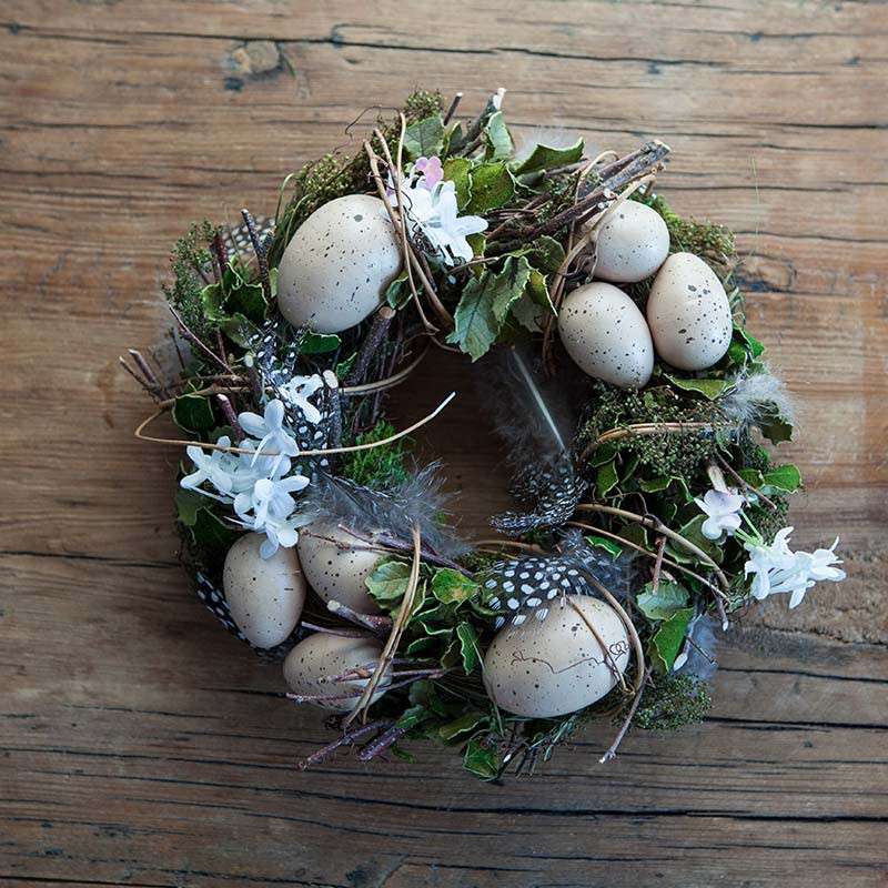 Easter wreath jigsaw puzzle