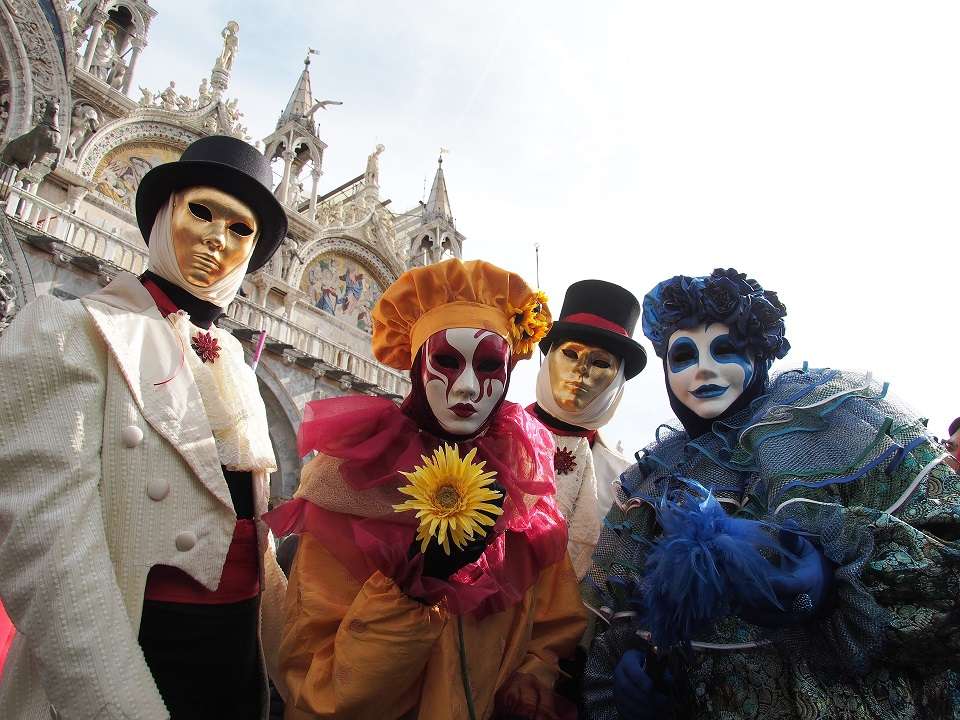 Karneval v Benátkách skládačka