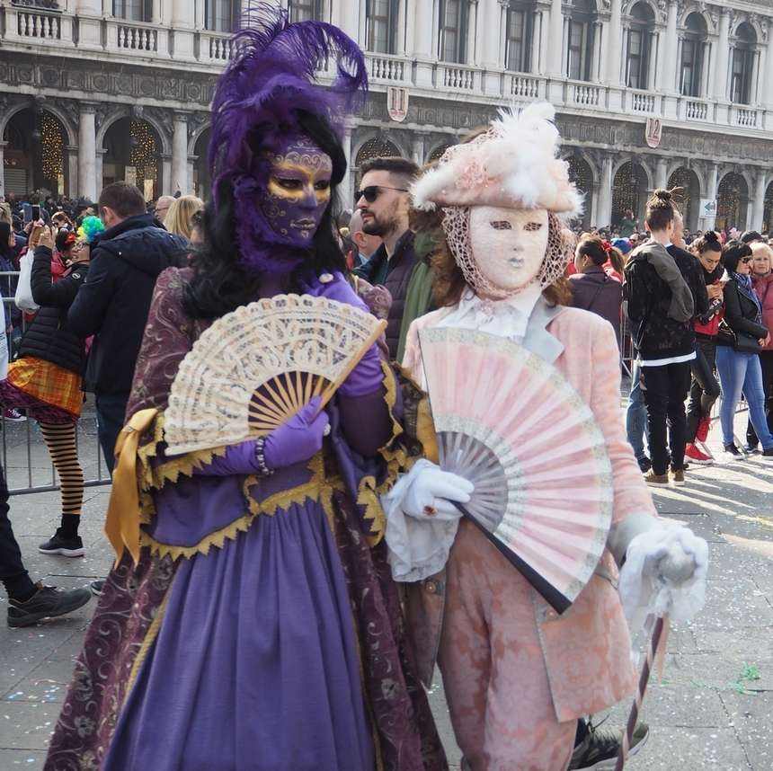 Karneval v Benátkách puzzle
