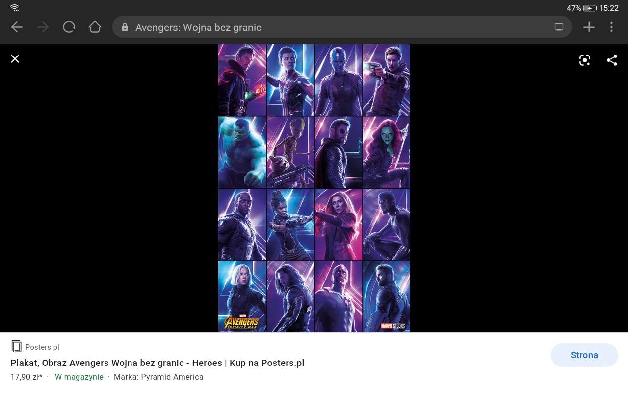 Avengers infinity war puzzle online