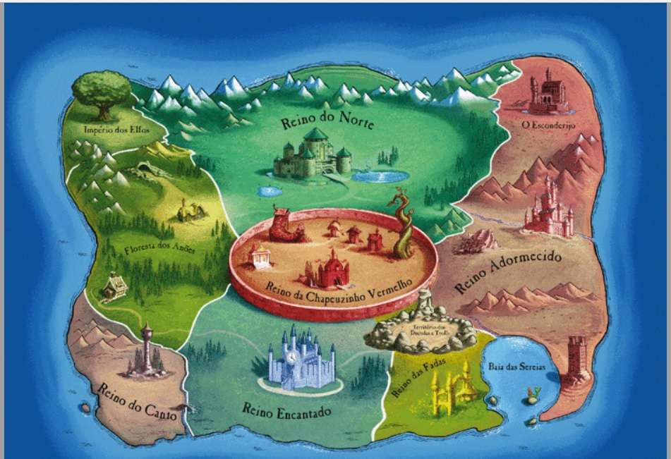 Mapa królestwa puzzle online