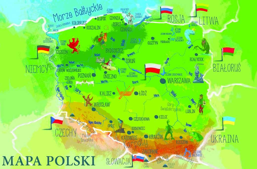 Mój dom - Polska puzzle online