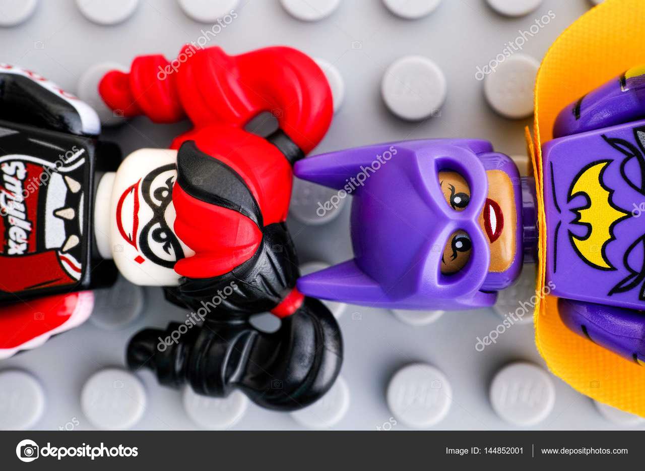 Lego Harley Quinn i Batgirl puzzle online