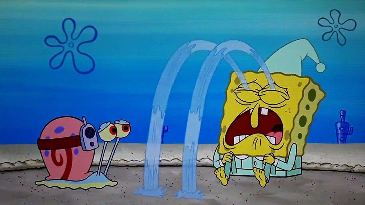 SpongeBob Cry desesperado rompecabezas
