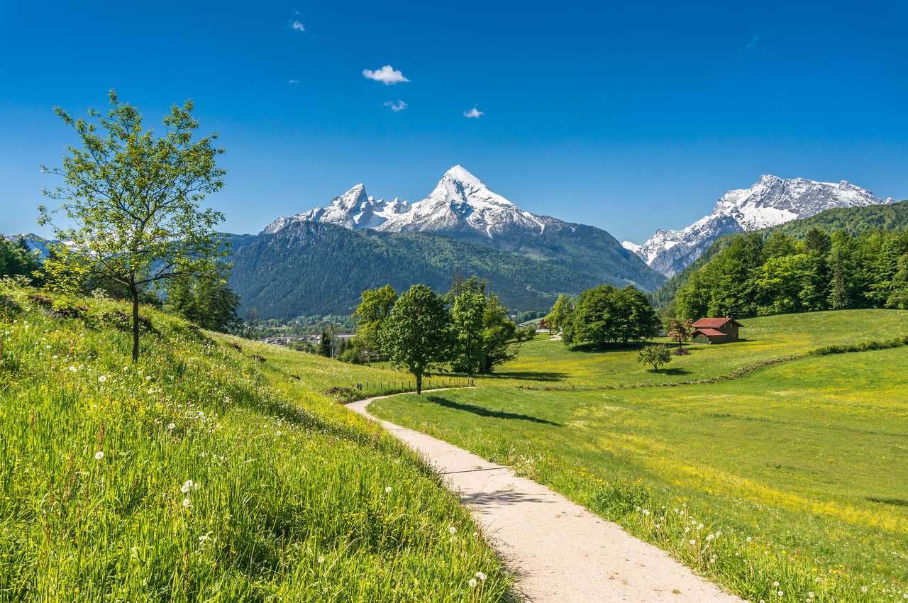 Lato w Alpach puzzle online