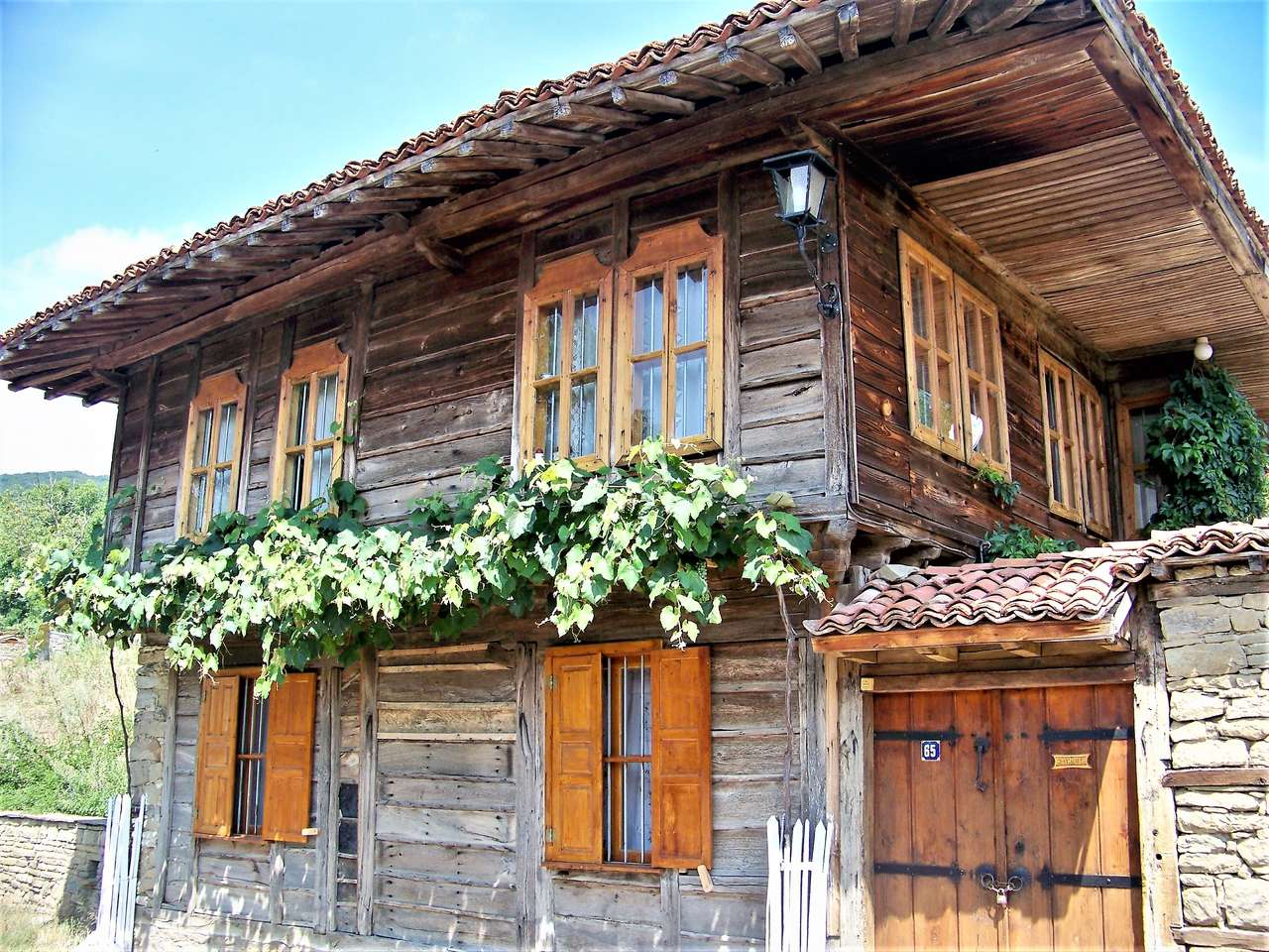 Wioska Zheravna w Bułgarii puzzle online