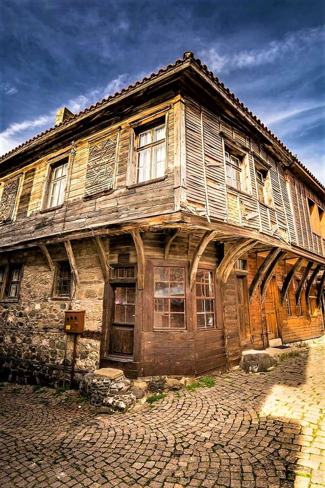 Sozopol tradycyjny dom w Bułgarii puzzle online