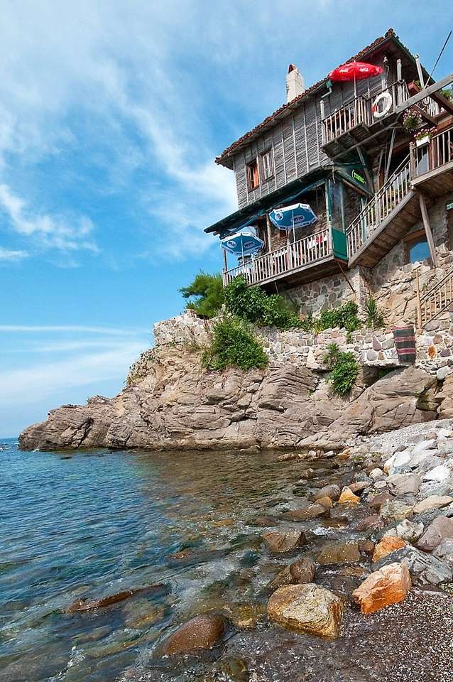 Sozopol house on the water in Bulgaria puzzle