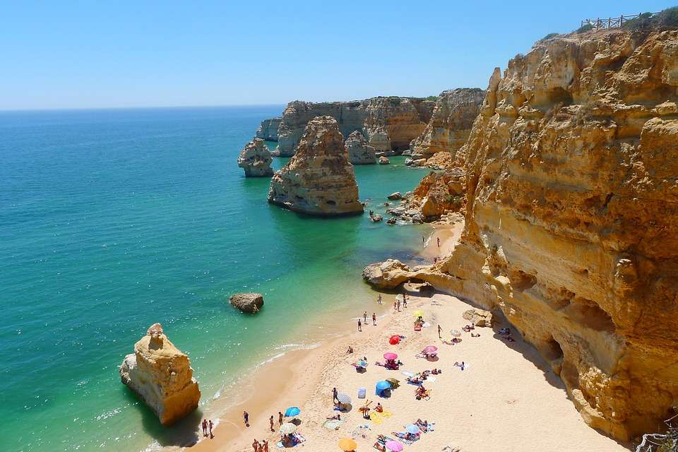 plaża w Portugali puzzle online