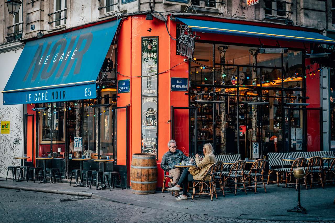 Le Café Noir - Paryż puzzle online