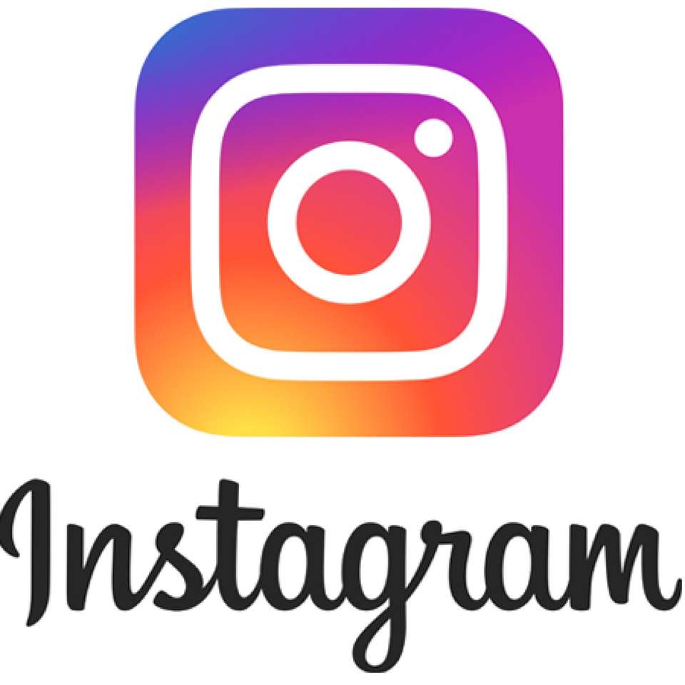 Logo Instagram. puzzle