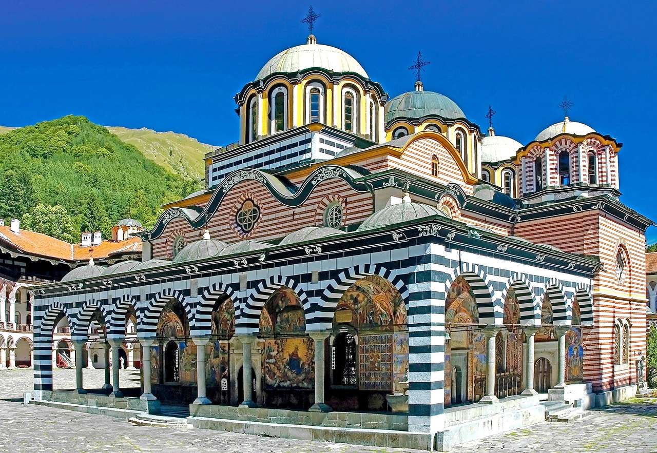 Klasztor Rila w Bułgarii puzzle online