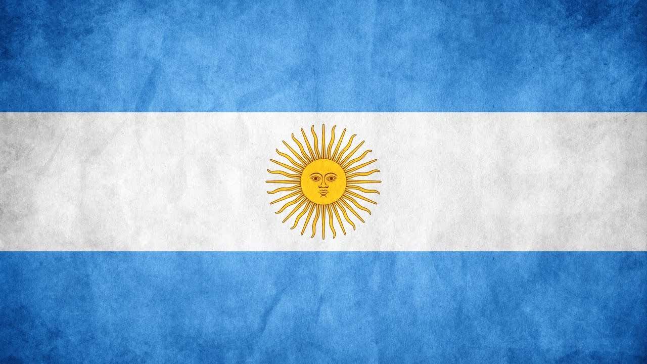 Flaga argentyńska puzzle online
