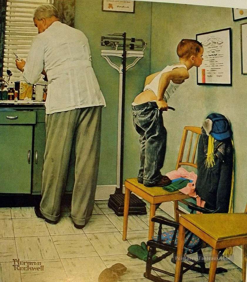 "Doctor" by Norman Rockwell (1894-1978) puzzle