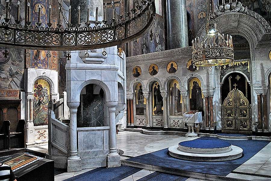 Kościół miasta Smederevo w Serbii puzzle online