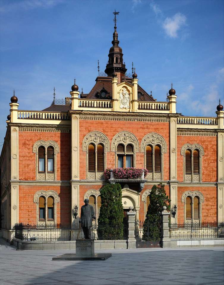 Novi Sad Miasto w Pałacu Serbii Biskupa puzzle online
